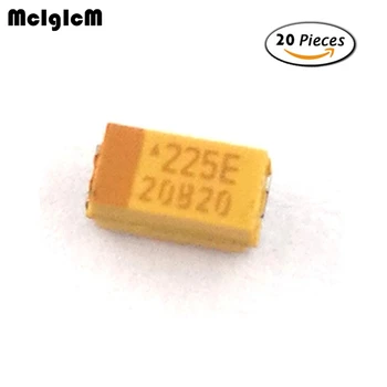MCIGICM 20шт A 3216 2,2 мкФ 25 В SMD танталовый конденсатор