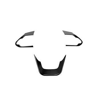 Комплекты Наклеек для Декоративной Отделки Рулевого Колеса Toyota Voxy Noah 90 Серии 2022 2023 Интерьер Автомобиля ABS Ярко-Черный RHD