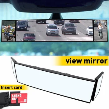 Автомобильное зеркало заднего вида с клипсой, Выпуклое зеркало для безопасности вождения, Универсальное Широкоугольное зеркало заднего вида, Автомобильные зеркала в салоне автомобиля