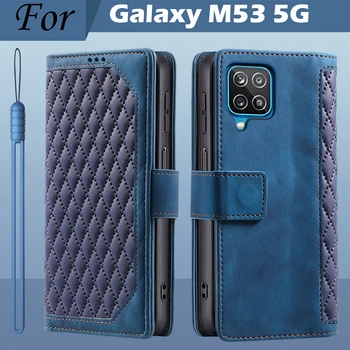 Для Coque Samsung Galaxy M53 5G Чехол Для Samsung M53 5G Чехол Магнитный Кошелек Кожаный Флип Чехол Для телефона Samsung M53 Case Fundas
