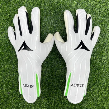 Профессиональная защита, футбольные вратарские перчатки, Утолщенный латекс, 4 мм, для взрослых, подростковые вратарские перчатки, футбольные вратарские перчатки