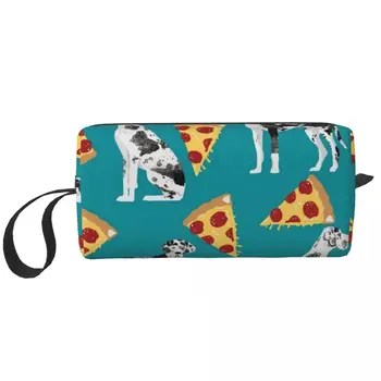 Переносные сумки для пиццы немецкого дога, косметички, косметичка для путешествий, кемпинга, активного отдыха, сумка для туалетных принадлежностей и украшений