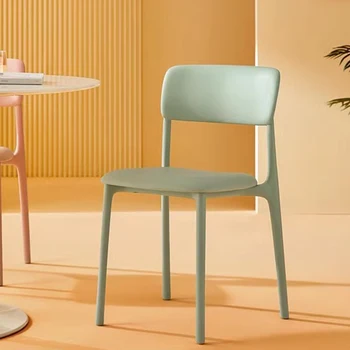 Спальня Садовый Обеденный стул Со спинкой Кабинет Современные стулья для гостиной Nordic Single Stuhle Esszimmer Мебель для балкона LJ50DC