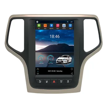 8G + 128G Android12 Tesla Экран Автомобильный Видеоплеер Радио Для Jeep Grand Cherokee 2014 2015-2035 Автомобильный Стерео GPS Навигатор Мультимедиа