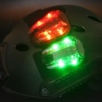 Портативный сигнальный фонарь для шлема, многоцелевая вспышка для выживания, водонепроницаемый стробоскопический налобный фонарь, наружное охранное освещение.
