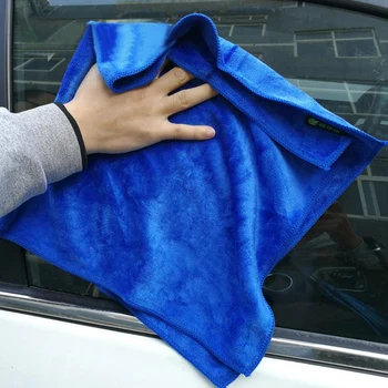 Салфетки для чистки автомобилей из микрофибры, утолщенная большая мягкая ткань, быстросохнущее волокнистое полотенце для чистки автомобилей, для автоматической депиляции воском