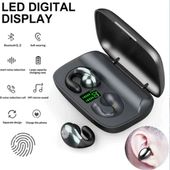 TWS Bluetooth Наушники с Костной Проводимостью HiFi Стерео Зажим Для ушей Спортивные Вкладыши для MOTO One Vision LG G8 G7 ThinQ XPower3 V40 LV3