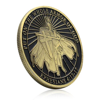 Вооруженные силы Бога Памятная Монета Медная Медаль Украшения Сувенирные Предметы Коллекционирования