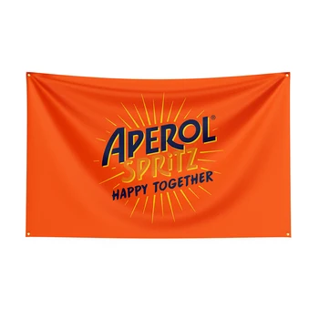 Пивной баннер Aperols Flag размером 3x5 футов с полиэстеровым покрытием для декора ft flag banner1