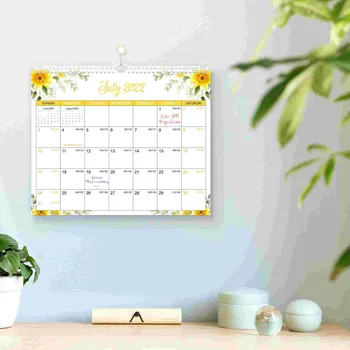 Офисный Календарь для настенного стола, Перламутровый на 2022-2023 Годы, Бумажный Ежемесячный Планировщик на 24 месяца