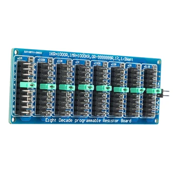 Программируемая плата восьмидесятидесятилетнего резистора 1R-9999999R Модуль сопротивления 1/2 Вт