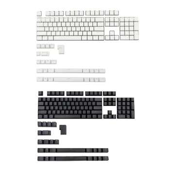 Механическая клавиатура PBT 6U Space Keycap OEM с подсветкой для крышки ключа Черный Wh