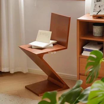 Черный уличный современный обеденный стул для индустрии отдыха, Деревянный офисный минималистичный стул со спинкой, мебель для дома Nail Cadeiras
