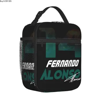 Фернандо Алонсо Продукт Изолированная сумка для ланча Рабочая Коробка для еды Портативный Термос-холодильник Нового прибытия