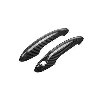 Накладка на Дверные Ручки Автомобиля из Углеродного Волокна для BMW MINI Cooper S R50 R52 R53 R55 R56 R57 R58 R59 R61 JC
