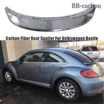 Высококачественный Углепластиковый Неокрашенный задний спойлер для укладки крыла багажника для Volkswagen Beetle Car Body Kit 13-18
