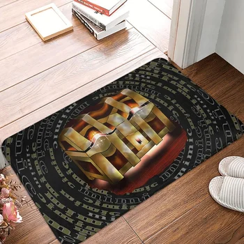 Игровой коврик для ванной DnD, Имитирующий золотой сундук с сокровищами, Коврик для кухни, коврик для входной двери, украшение для дома