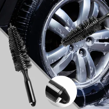 Автомобильный протектор для детских автокресел, защитная пленка для автомобиля, Прозрачная внутренняя щетка для колес, щетка для деталей колес и обода с длинной