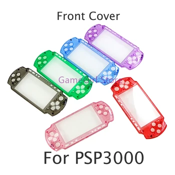 20 штук для PSP3000, PSP 3000, 6 цветов, Прозрачная Верхняя Передняя крышка, лицевая панель, защитный чехол