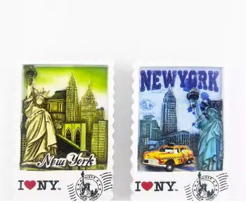 Туристические сувениры Америка статуя свободы Флаг США Нью-Йорк 3d магниты на холодильник коллекция подарков украшение дома