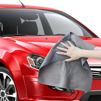 Очень мягкое полотенце для мытья автомобиля из микрофибры, салфетка для чистки автомобиля, салфетка для сушки деталей автомобиля, салфетка для ухода за автомобилем, никогда не царапается