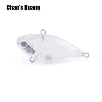 Chan's Huang 20шт Вибрация 4 см 3,5 г Твердая Приманка Пустые Вибрирующие Рыболовные Приманки Безгубый Воблер Неокрашенный Воблер Погремушка Мяч Снасти