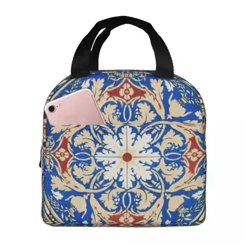 С рисунком Мандалы, Термоизолированная сумка для ланча, Изолированная сумка для бенто, Многоразовая сумка для еды, сумка-холодильник, ланч-бокс для пляжного мальчика и девочки
