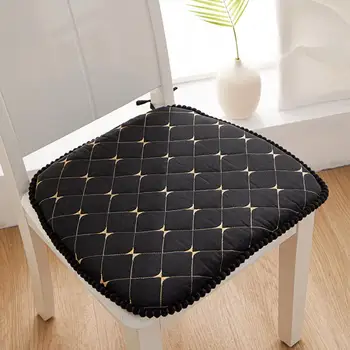Мягкий удобный коврик для стула, удобный коврик для стула с застежкой-молнией, легко пристегиваемая Фиксируемая подушка для сиденья для домашнего офиса, декоративная