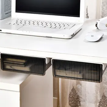 Широкое применение Настольное хранилище - для офисных принадлежностей для дома и школы Прочный и долговечный ящик стола прозрачный очень большой