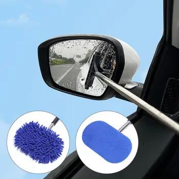 Набор щеток для чистки автомобильных стекол Инструмент для мытья лобового стекла Внутри Салона Автоматический Стеклоочиститель с длинной ручкой Автомобильные Аксессуары