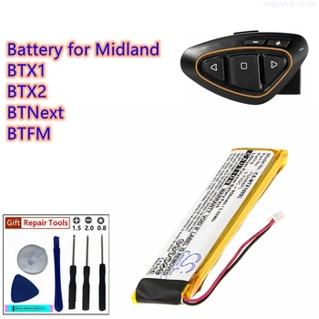 Аккумулятор беспроводной гарнитуры 3,7 В/950 мАч 752068PL для Midland BTX1, BTX2, BTNext, BTFM