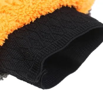 Новейшие портативные практичные перчатки высокого качества, пригодные для мытья перчаток с коротким плюшевым полотенцем для большого пальца из мягкого материала, 1 шт.