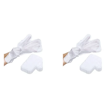 2X салфетки для пыли, тряпки из перьев, захватывающие и фиксирующие пыль, возможна чистка шерсти домашних животных, двусторонние одноразовые перчатки для вытирания пыли