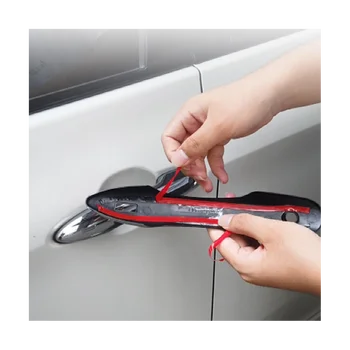 Для Хэтчбека Toyota Corolla 2019-2023 Глянцевая Черная Боковая Накладка на Внешнюю Дверную Ручку Smart