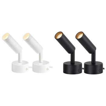 3 Вт Точечные светильники для помещений Регулируемый напольный прожектор для помещений Светодиодный Прожектор для растений с регулируемой яркостью Акцентное освещение US Plug Promotion