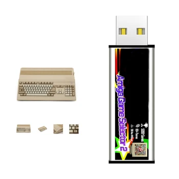 Коллекции игр Легкие игровые лаунчеры Пластиковый игровой селектор Погружает в прошлое Простая установка для Amiga500S Dropship