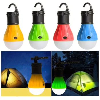 Мини-фонарь для кемпинга, портативная наружная водонепроницаемая аварийная лампа, подвесной светодиодный ночник для палатки, используйте батарею 3AAA для пеших прогулок и рыбалки