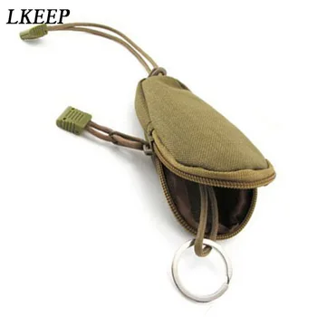 Унисекс водонепроницаемый мини брелок кошельки ключевые сумка для монет сумки чехол брелок держатель сумка на молнии EDC инструменты чехол для ключей