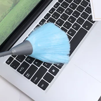Щетка для чистки клавиатуры, Компьютерная щетка для вытирания пыли из микрофибры, Антистатическая щетка для вытирания пыли, щетка для чистки домашнего офиса